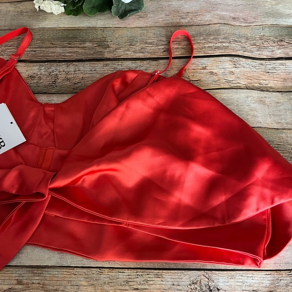 NWT Black History Month Sammy B Orange Tie Front Bustier - Picture 8 of 13